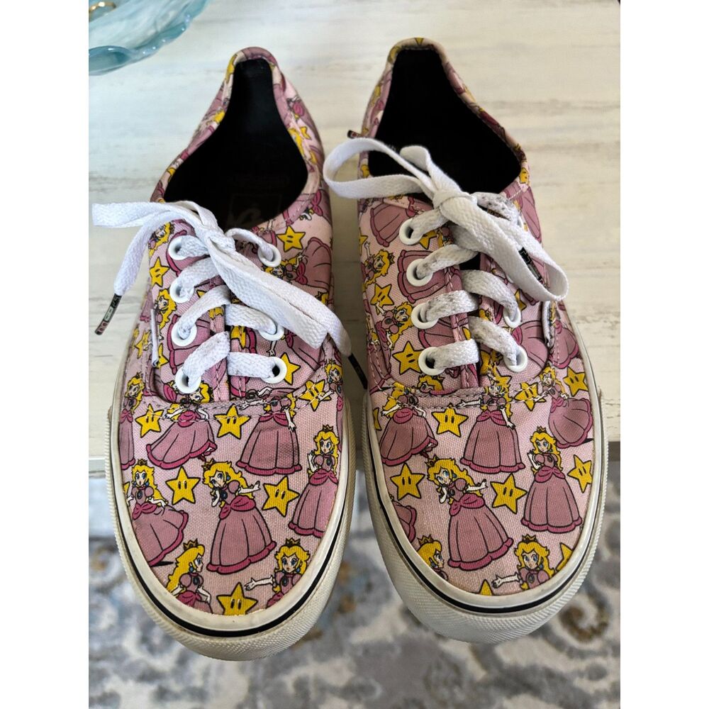 Vans Nintendo x "Princess Peach" Sneakers Size Women's 6.5 - Picture 2 of 6